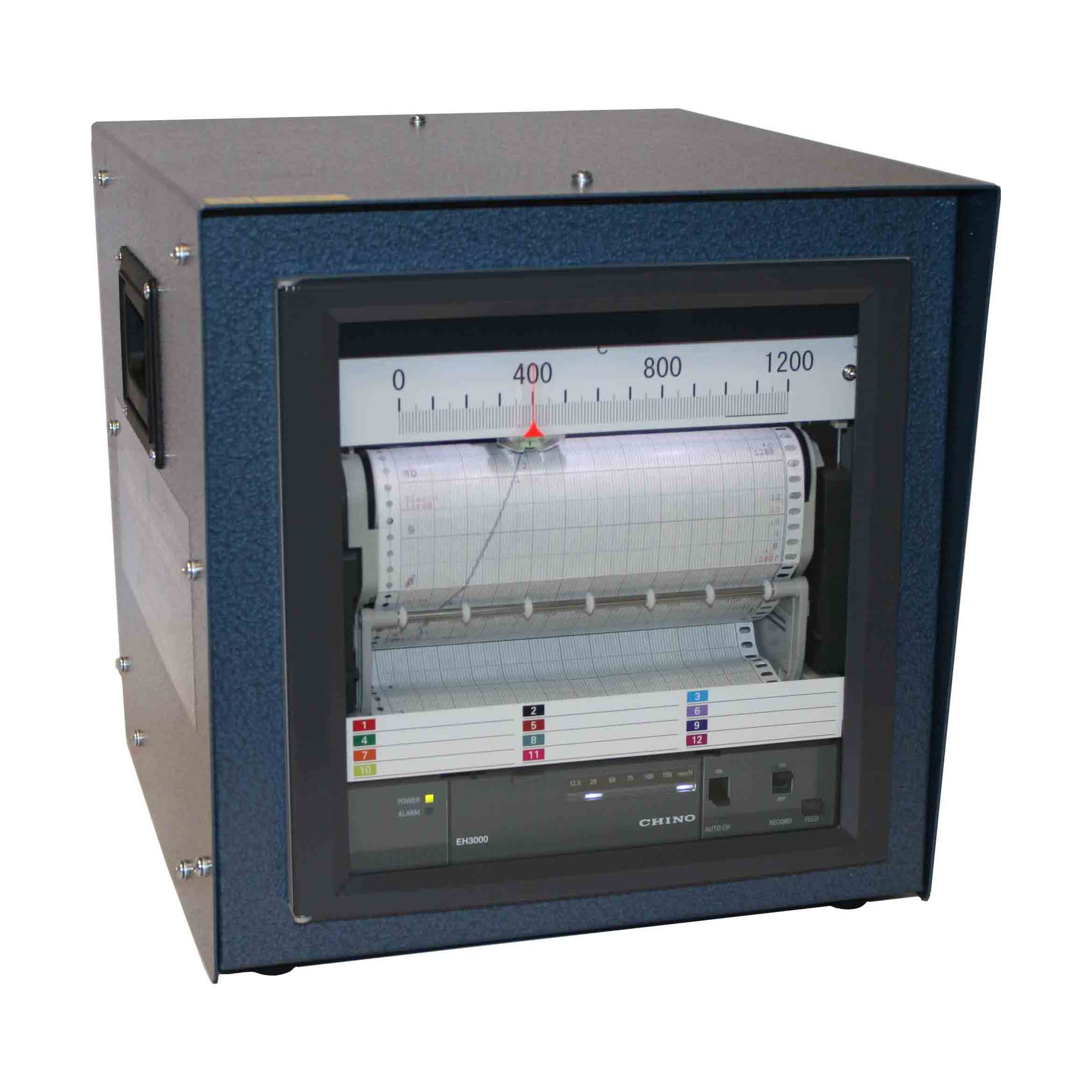 رکوردر آنالوگ 12 کاناله جهت ثبت نمودار دما مدل GHT-2001 ساخت گلوب انگلستان