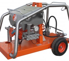 واترجت هیدرولیکی 550 بار فشارقوی جهت شستشو و رسوب زدایی صنعتی مدل CH-40 ساخت دن جت دانمارک