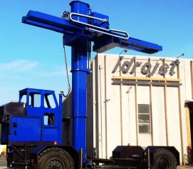 جازنی و بیرون کشیدن باندل های فوق سنگین با قابلیت تنظیم بهمراه اتاقک کنترل مدل Self Propelled Heavy Type Bundle Extractor ساخت ایدروجت ایتالیا