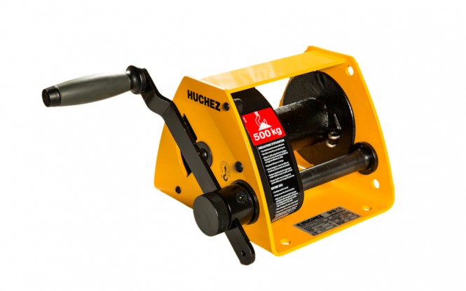 وینچ دستی کشنده افقی با ظرفیت 500 کیلوگرم مدل MANIBOX GR - 300 with stainless steel frame  ساخت هوچز فرانسه